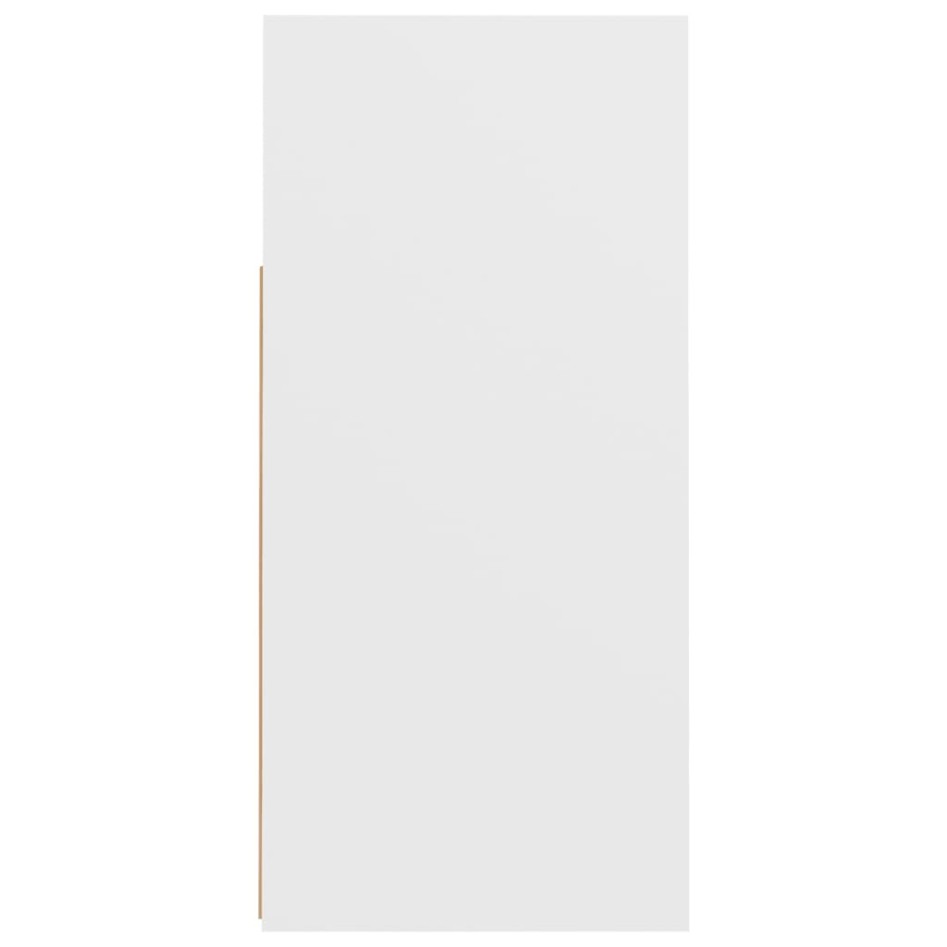 Aparador con luces LED gris brillante 80x35x75