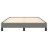 Estructura de cama de tela gris oscuro 140x200