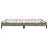 Estructura de cama de tela gris oscuro 140x200