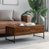 Mesa de centro madera de ingeniería marrón roble 101x49x39,5