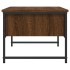 Mesa de centro madera de ingeniería marrón roble 101x49x39,5