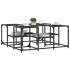 Mesa de centro madera de ingeniería roble marrón 91x91x40