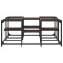 Mesa de centro madera de ingeniería roble marrón 91x91x40