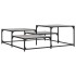Mesa de centro madera de ingeniería gris Sonoma 107x107x40