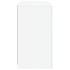 Aparador con luces LED blanco 60,5x37x67
