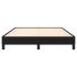 Estructura de cama de tela negro 140x190