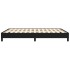 Estructura de cama de tela negro 140x190