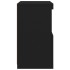 Aparador con luces LED negro 41x37x67