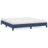 Estructura de cama tela azul 180x200