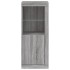 Aparador con luces LED gris Sonoma 41x37x100