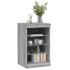 Aparador con luces LED gris Sonoma 41x37x67