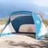 Tienda de playa 185T poliéster azul celeste 274x178x170/148