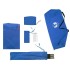 Tienda de playa 185T poliéster azul celeste 274x178x170/148