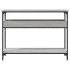 Mesa consola estante madera ingeniería Sonoma gris 100x29x75
