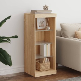 Aparador con luces LED roble Sonoma 41x37x100