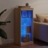 Aparador con luces LED roble Sonoma 41x37x100