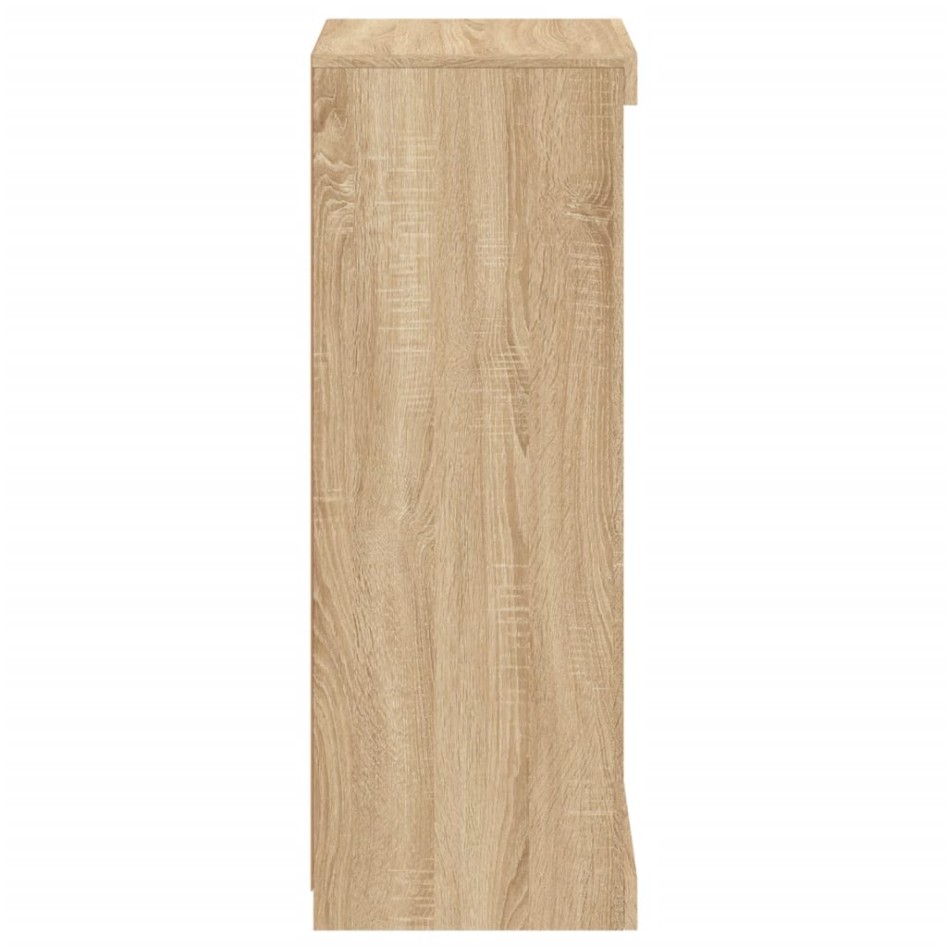 Aparador con luces LED roble Sonoma 41x37x100