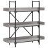 Librería de 3 estantes madera gris Sonoma 100x33x108,5