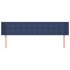 Cabecero de tela azul 163x16x78/88