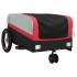 Remolque para bicicleta hierro negro y rojo 30