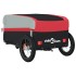 Remolque para bicicleta hierro negro y rojo 30