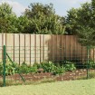 Cerca de alambre con brida verde 0,8x10 m