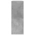 Mueble zapatero madera de ingeniería gris hormigón 80x21x57