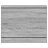 Zapatero de madera de ingeniería gris Sonoma 80x34x63