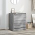 Zapatero de madera de ingeniería gris Sonoma 60x42x69