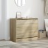 Zapatero de madera de ingeniería roble Sonoma 80x42x69