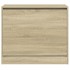 Zapatero de madera de ingeniería roble Sonoma 80x42x69