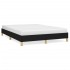 Estructura de cama de tela negro 140x190