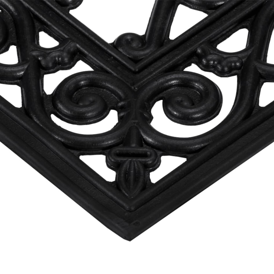 Alfombrillas de escalera de goma 10 uds goma 25x75