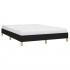 Estructura de cama de tela negro 140x190