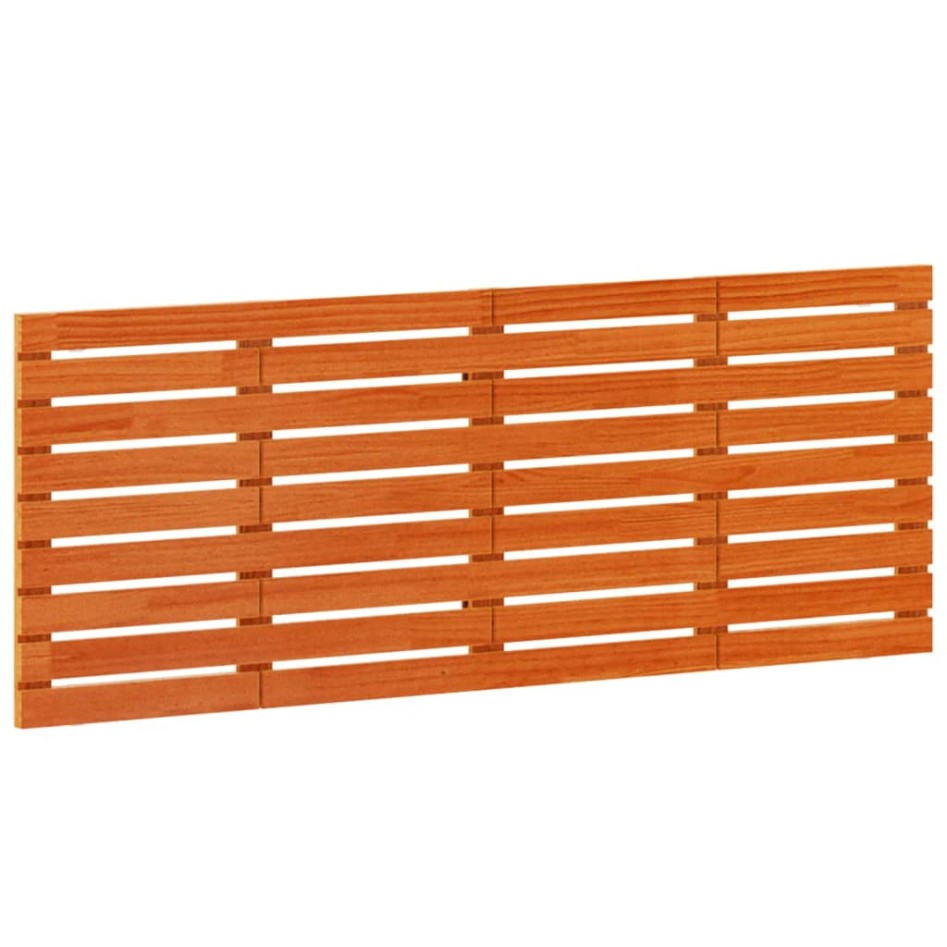 Cabecero de cama de pared madera maciza de pino 166x3x63