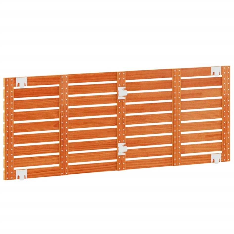 Cabecero de cama de pared madera maciza de pino 166x3x63