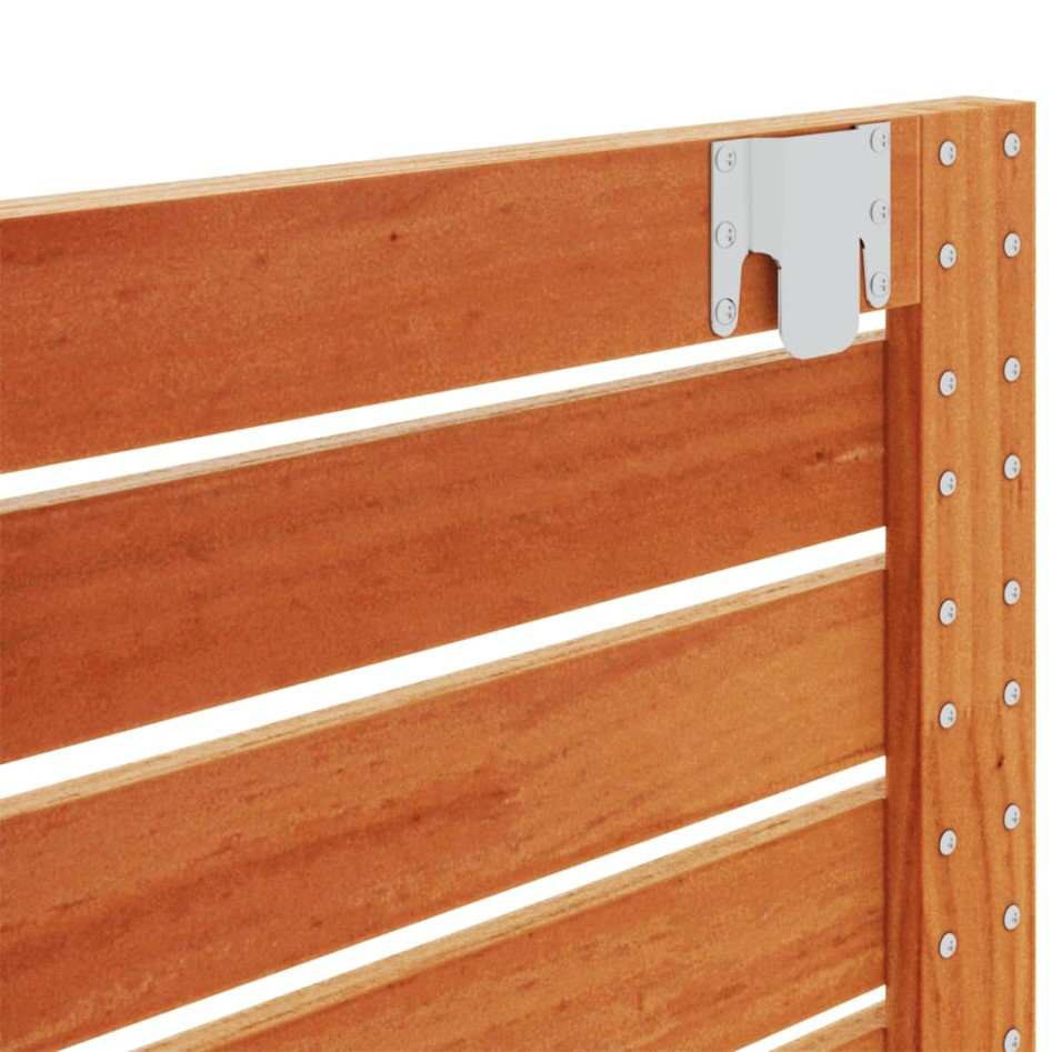 Cabecero de cama de pared madera maciza de pino 166x3x63