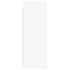 Mueble de pared con puertas de vidrio blanco 35x37x100