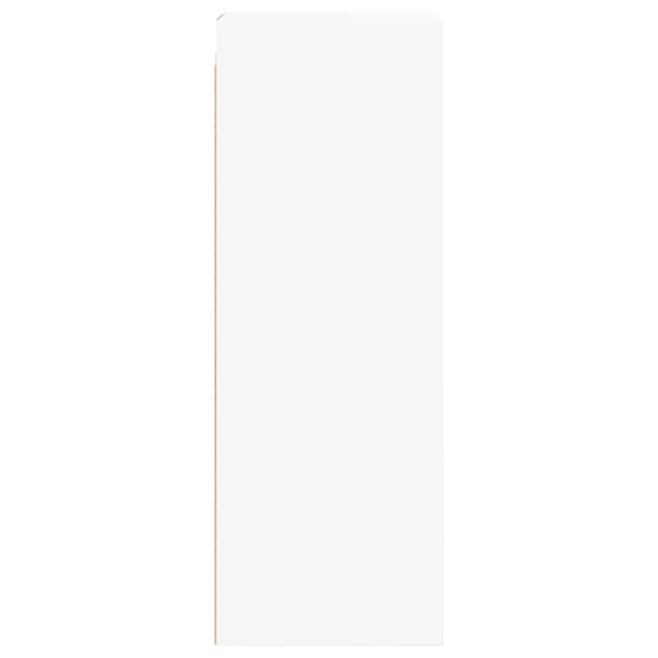 Mueble de pared con puertas de vidrio blanco 35x37x100