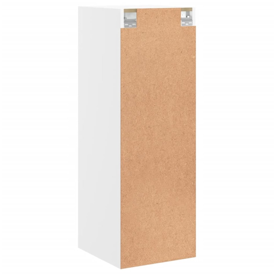 Mueble de pared con puertas de vidrio blanco 35x37x100