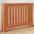 Cubierta radiador madera maciza pino marrón cera 108,5x19x84