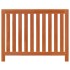 Cubierta radiador madera maciza pino marrón cera 108,5x19x84