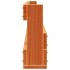 Estantes zapatos pared 2 uds madera pino marrón 110x8,5x23,5