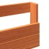 Estantes zapatos pared 2 uds madera pino marrón 110x8,5x23,5