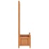Jardinera con enrejado de madera maciza de abeto