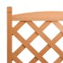 Jardinera con enrejado de madera maciza de abeto