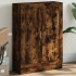 Armario libros madera de ingeniería roble humo 82,5x30,5x115