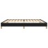 Estructura de cama tela gris claro 200x200