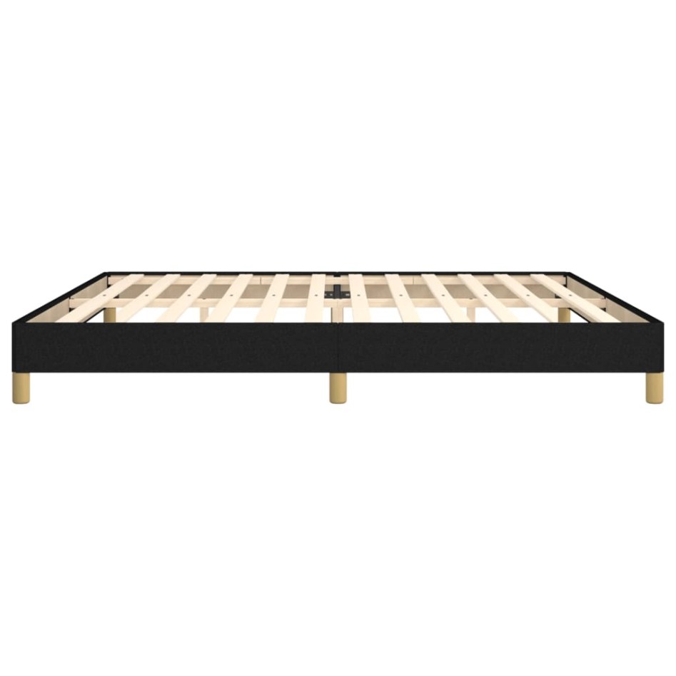 Estructura de cama tela gris claro 200x200