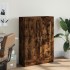 Armario libros madera de ingeniería roble humo 82,5x30,5x115
